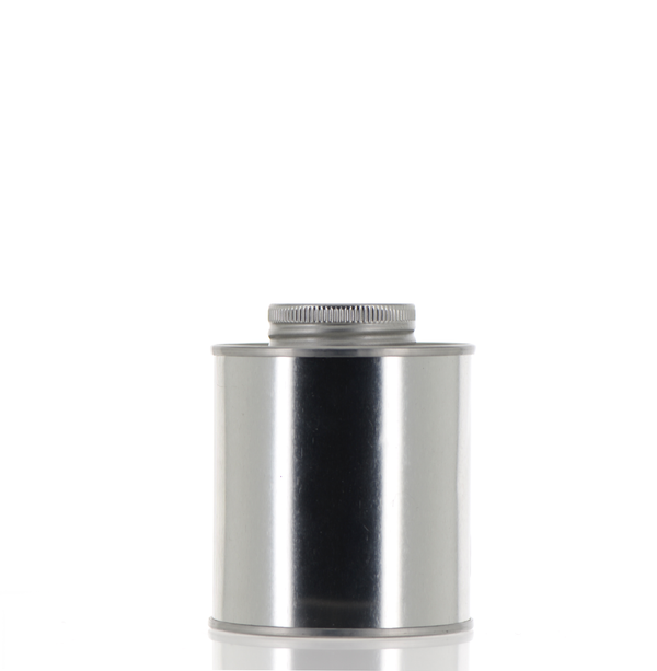 Tin, Round Can with Screw Cap
