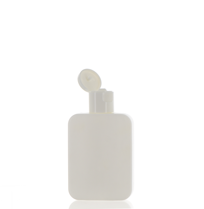 HDPE, Flip Top Cap Square Bottle