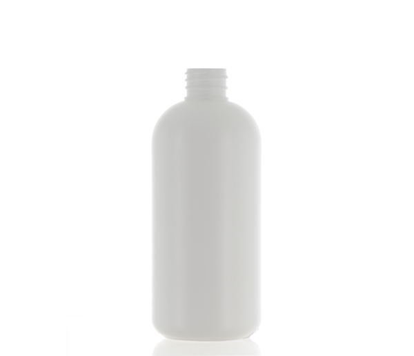 HDPE, Tall Boston Round Bottle