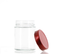 Glass, Round Jar with Screw Cap