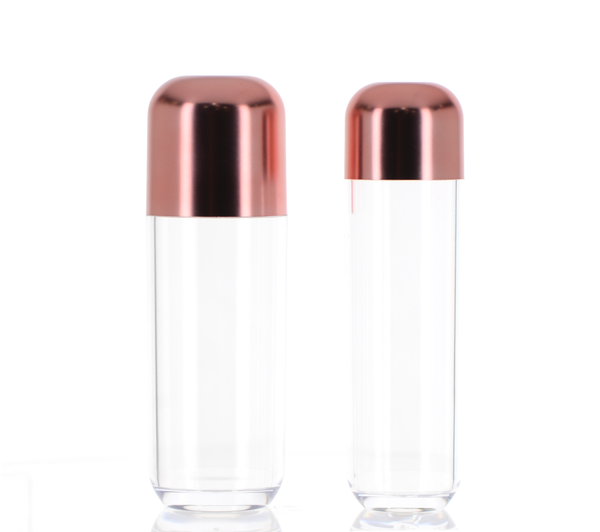 PS/ABS, Tapered Round Bottle with Screw Cap