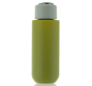 PE/15% PCR/LDPE/HDPE, Tapered Cylinder Bottle with Disc Top Cap