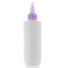 HDPE/PP, Cylinder Tapered Bottom Bottle with Needle Nose Screw Cap