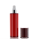 AS/PP/Aluminum, Treatment Pump Round Bottle with Over Cap