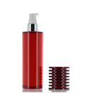 AS/PP/Aluminum, Treatment Pump Round Bottle with Over Cap