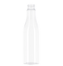 PET, Round Cylindrical Bottle with Tapered Shoulders