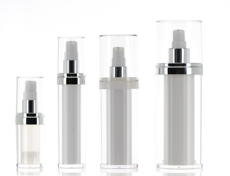 Airless Beauty Bliss Treatment Pump Oval Bottles