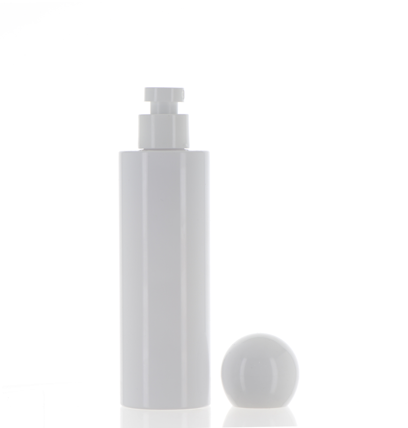PET/PP/PS, Fine Mist Pump Cylinder Bottle with Round Over Cap