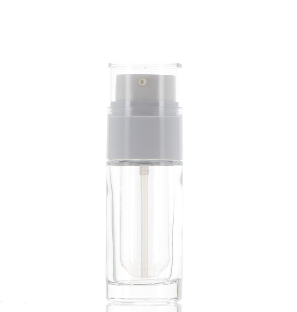 PP/GLASS, Refillable Treatment Pump Bottle