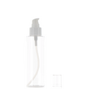 PET, PP Cylinder Bottle with Treatment Pump and Overcap