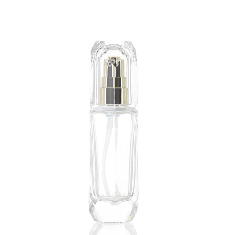 Glass/MS, Metalized Treatment Pump Bottle