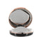 Round Air Cushion Makeup Compact with Mirror Component