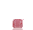 ABS/AS, Lip Balm Jar with Keychain Ring Case