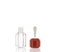 PETG/AS/ABS, Stone Shape Lip Gloss Component with Doe Foot Applicator