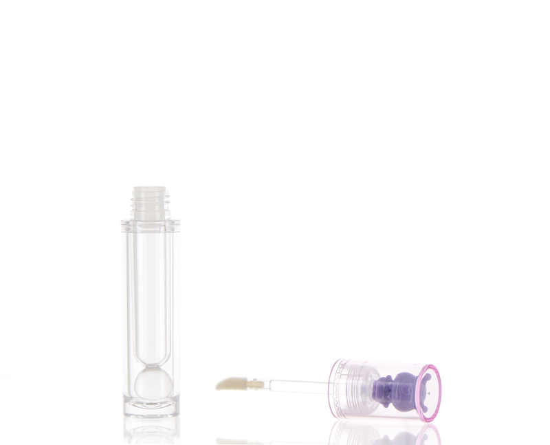 AS, Lip Gloss Component with Animated Figure Inside Cap Applicator