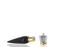 ABS, Wand Shape Lipstick Component with Keychain Over Cap