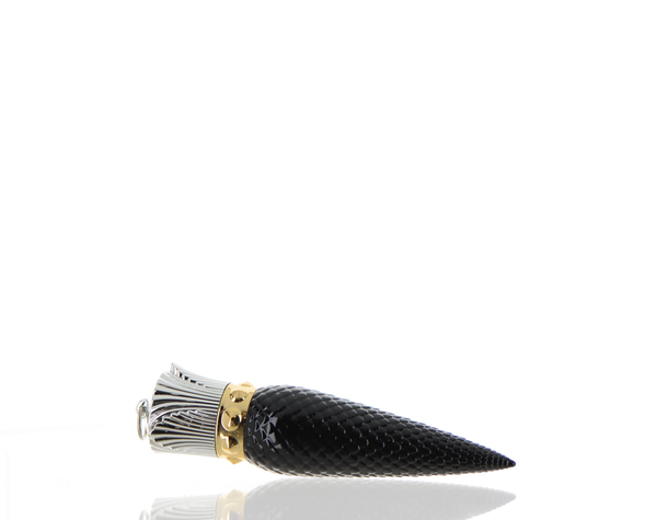 ABS, Wand Shape Lipstick Component with Keychain Over Cap