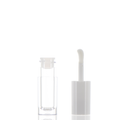 PETG, Round Lip Gloss Component with Fat Doe Foot Applicator