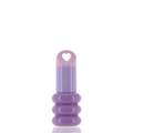 PP, Lipstick Component with Heart Shape Keychain Ring