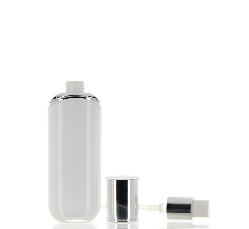 ACRYLIC/ABS/PP, Treatment Pump Oval Bottle