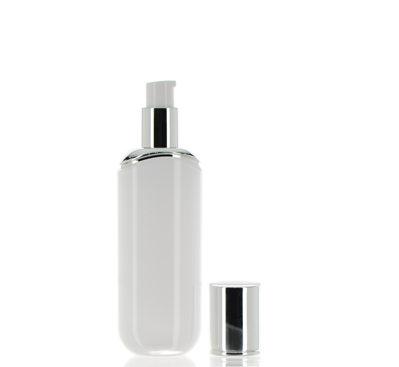 ACRYLIC/ABS/PP, Treatment Pump Oval Bottle