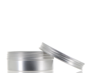 Aluminum, Round Jar with Screw Cap