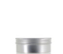 Aluminum, Round Jar with Screw Cap