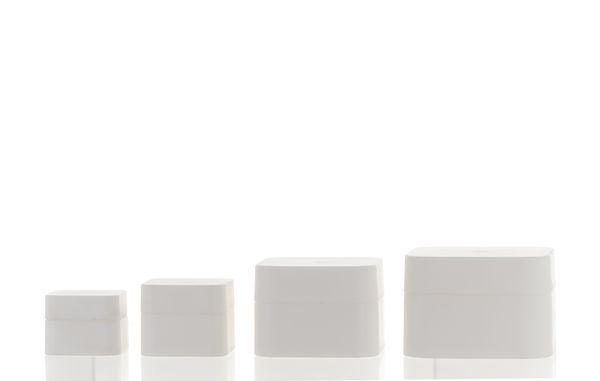 PP, Square Jar with Screw Cap