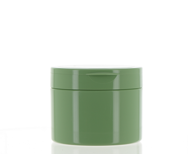 PP, Round Jar with Flip Top Cap