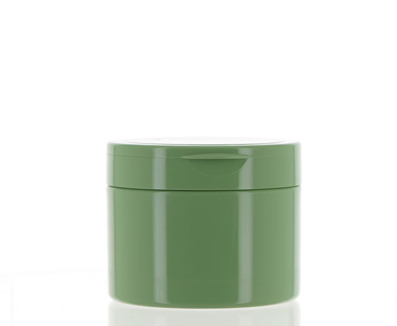 PP, Round Jar with Flip Top Cap