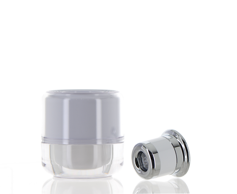 PP/Aluminum/ABS/AS/PETG/PE, Red Light Therapy Vibrating Massage Applicator Jar