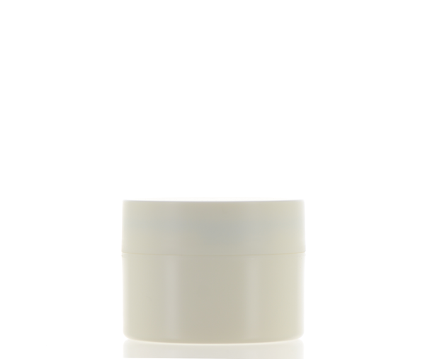 PP, Refillable Round Jar with Magnetic Spatula