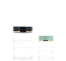 Glass, Round Jar with Screw Cap