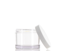 PET/PP/PETG, Round Jar with Screw Cap