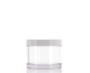 PET/PP/PETG, Round Jar with Screw Cap