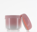 PP, PS Round Double Wall Jar with Liner and Cap