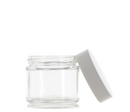 Glass/ABS, Round Jar With Screw Cap