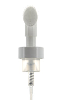 PP, Foamer Pump with Scrub Brush Applicator, Clip-Lock, 0.8cc
