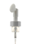 PP, Foamer Pump with Scrub Brush Applicator, Clip-Lock, 0.8cc