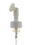 PP, Foamer Pump with Scrub Brush Applicator, Clip-Lock, 0.8cc
