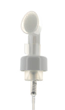 PP, Foamer Pump with Scrub Brush Applicator, Clip-Lock, 0.8cc