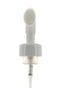 PP, Foamer Pump with Scrub Brush Applicator, Clip-Lock, 0.8cc