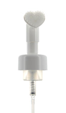 PP, Foamer Pump with Scrub Brush Applicator, Clip-Lock, 0.8cc