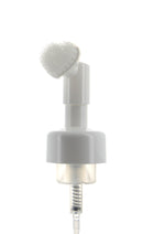 PP, Foamer Pump with Scrub Brush Applicator, Clip-Lock, 0.8cc