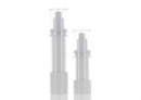 ABS/PET/PETG/PP/PE, Refillable Airless Double Wall Bottle