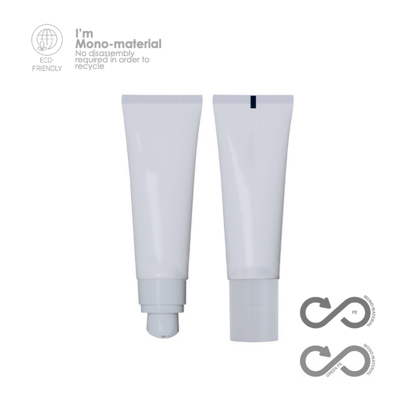 The Infinity Airless Pump Tube: Fully Recyclable (Mono Material)