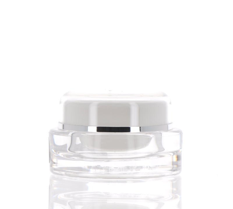 Oval, Double Wall Jar, 10ml
