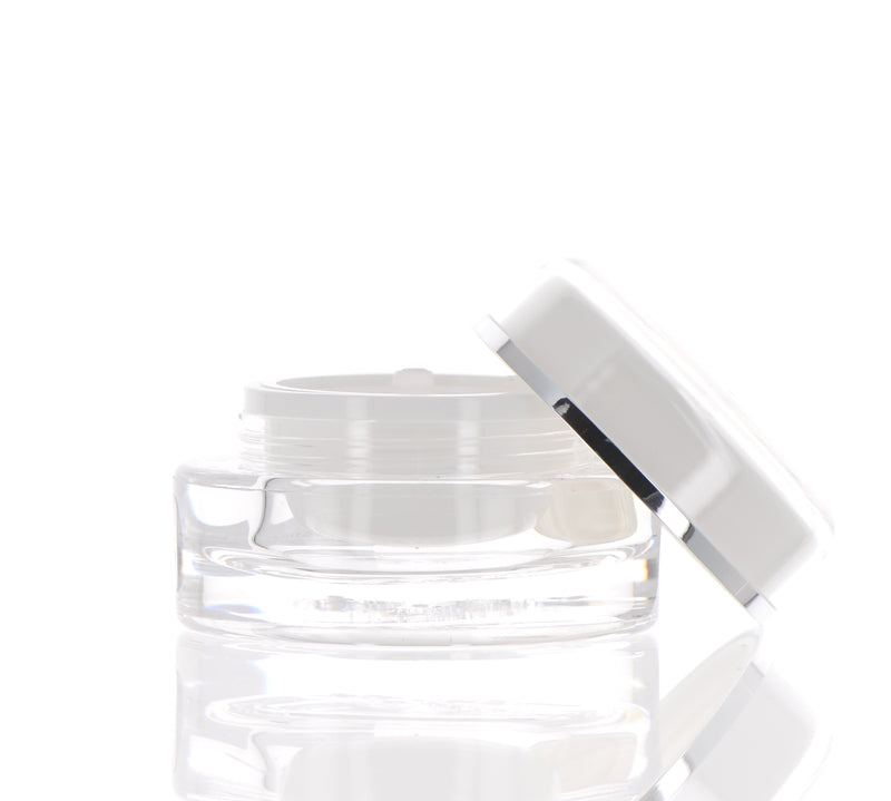 Oval, Double Wall Jar, 10ml