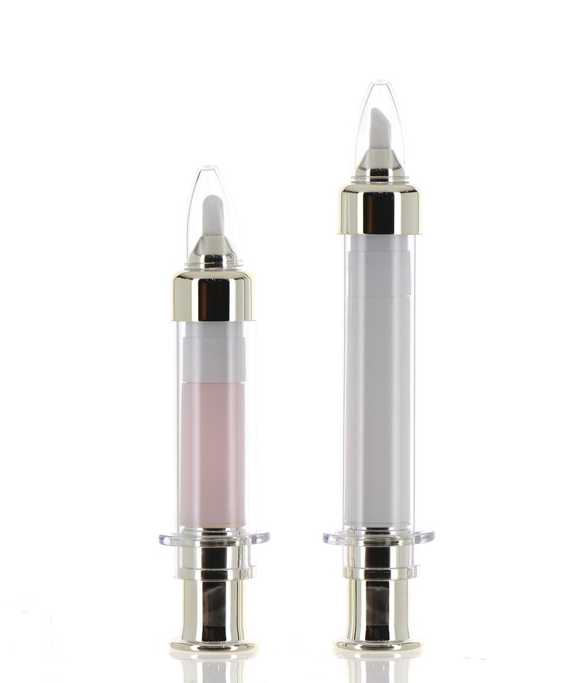 Syringe Renu, Refillable Airless Syringe Component for Precise Skincare Dispensing