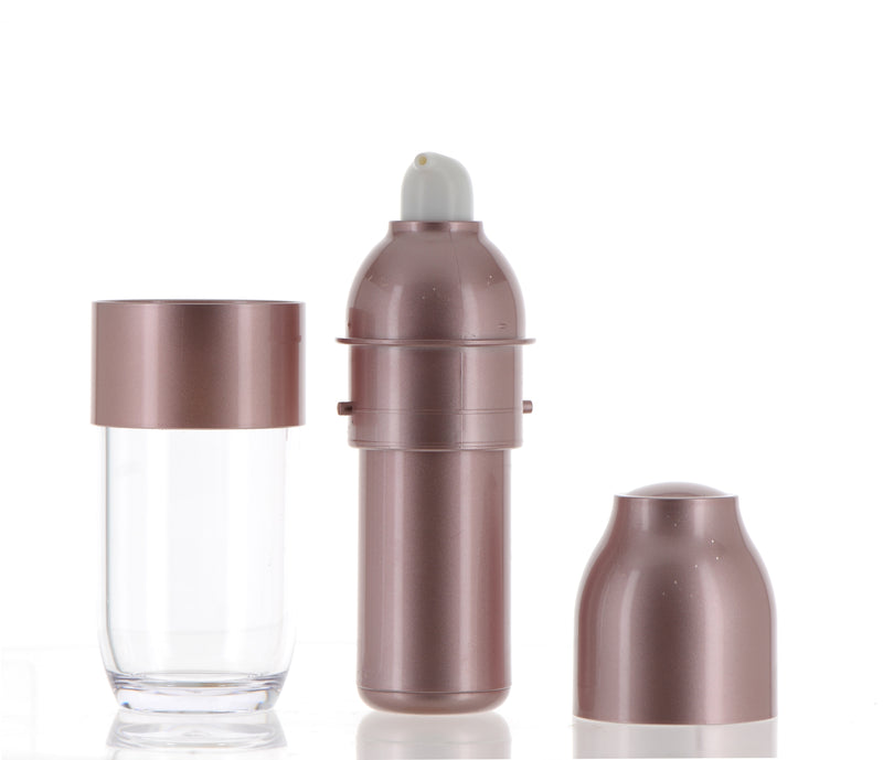 PETG/ABS/PP/POM/LLDPE, Refillable Airless Treatment Pump Bottle